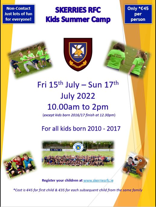 Kids Summer Camp 2022: *Open for bookings*